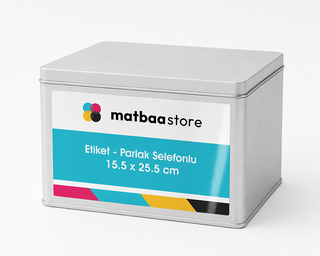Orta Boy Eti̇ket 90 gr. Parlak Selefonlu