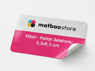 90 gr. Eti̇ket Parlak Selefonlu